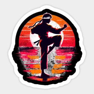 Karate training KID Sticker